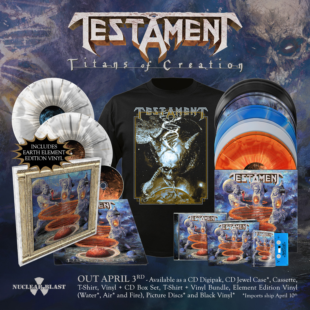 TESTAMENT Release First Titans Of Creation Video Trailer: Alex In His Elements (Air)