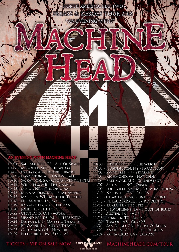 MACHINE HEAD release "Triple Beam" lyric video; on tour now!