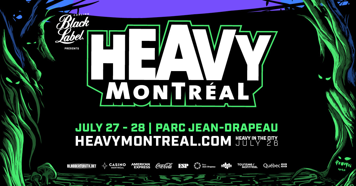 HEAVY MONTRÉAL 2019 | The daily schedule and the site map are here!
