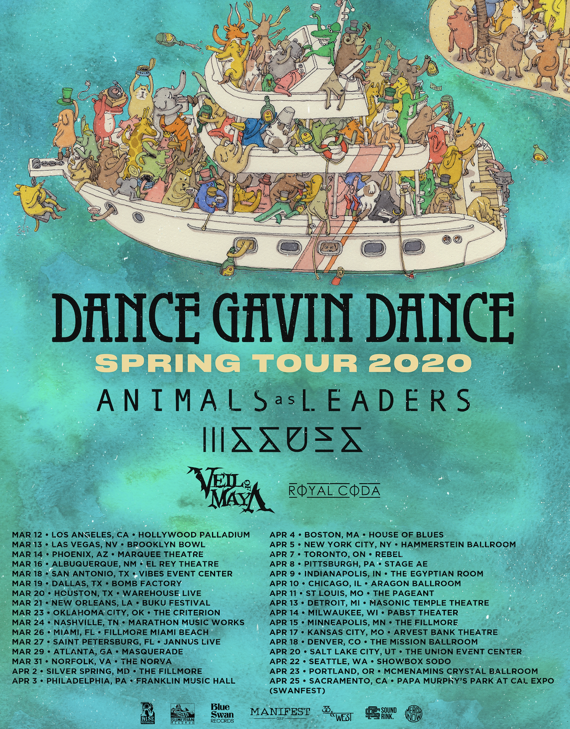 Issues Announce Spring 2020 Tour With Dance Gavin Dance Side Stage Magazine / Inbox