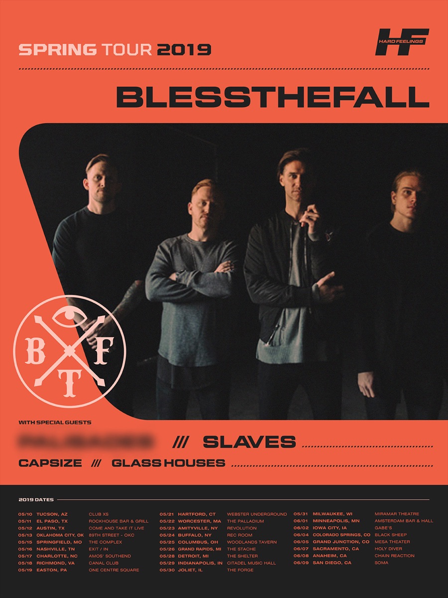 Blessthefall Announce Spring 2019 Tour