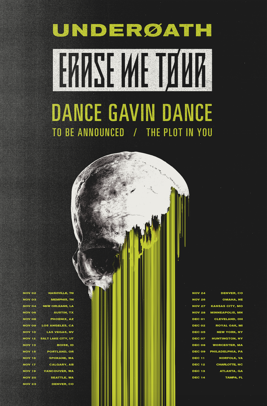 Underoath Announce Epic Fall 2018 Tour With Dance Gavin Dance + More