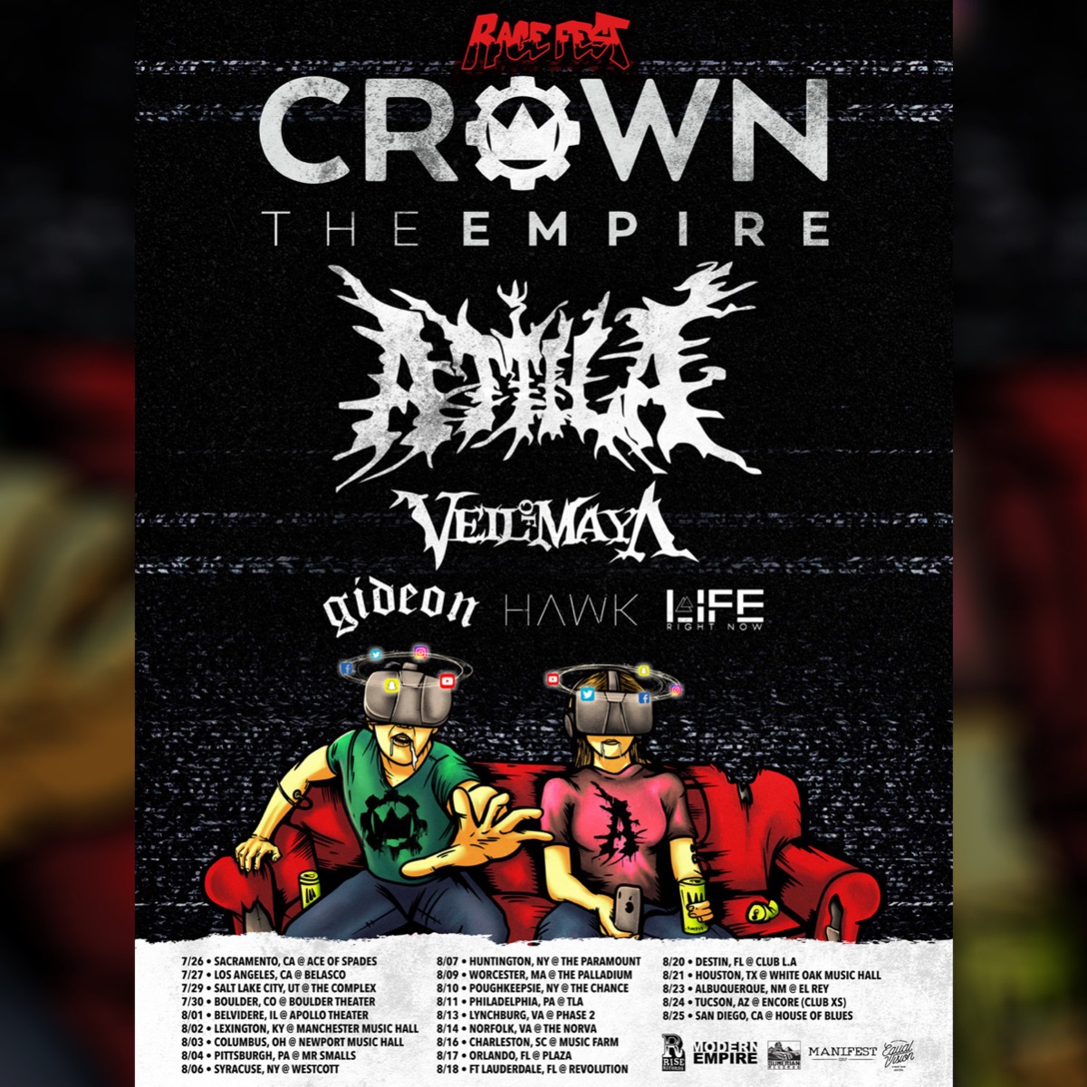 Crown the Empire Drop "Sudden Sky" Video + Announce Summer Tour Plans