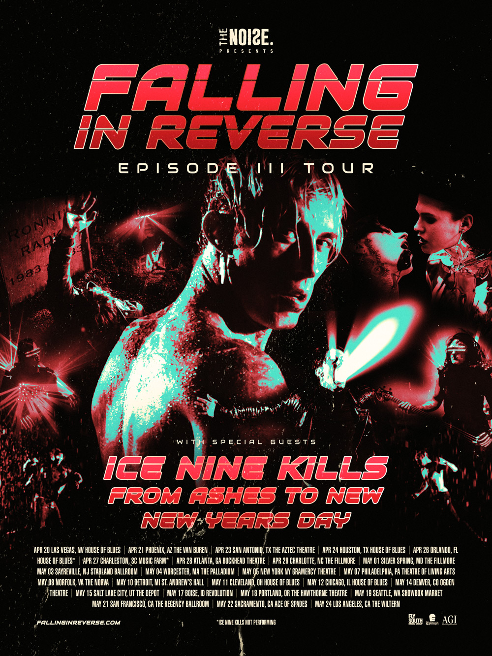 Falling In Reverse Announce Spring 2019 Tour Plans