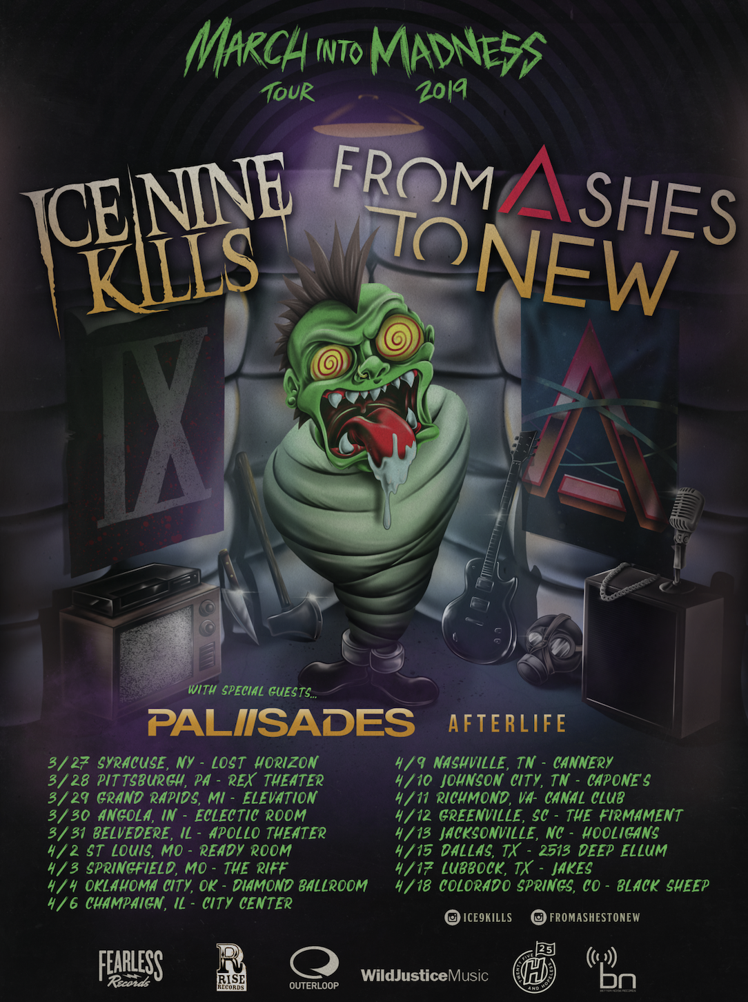 Ice Nine Kills Announce Co-Headline Tour With From Ashes To New