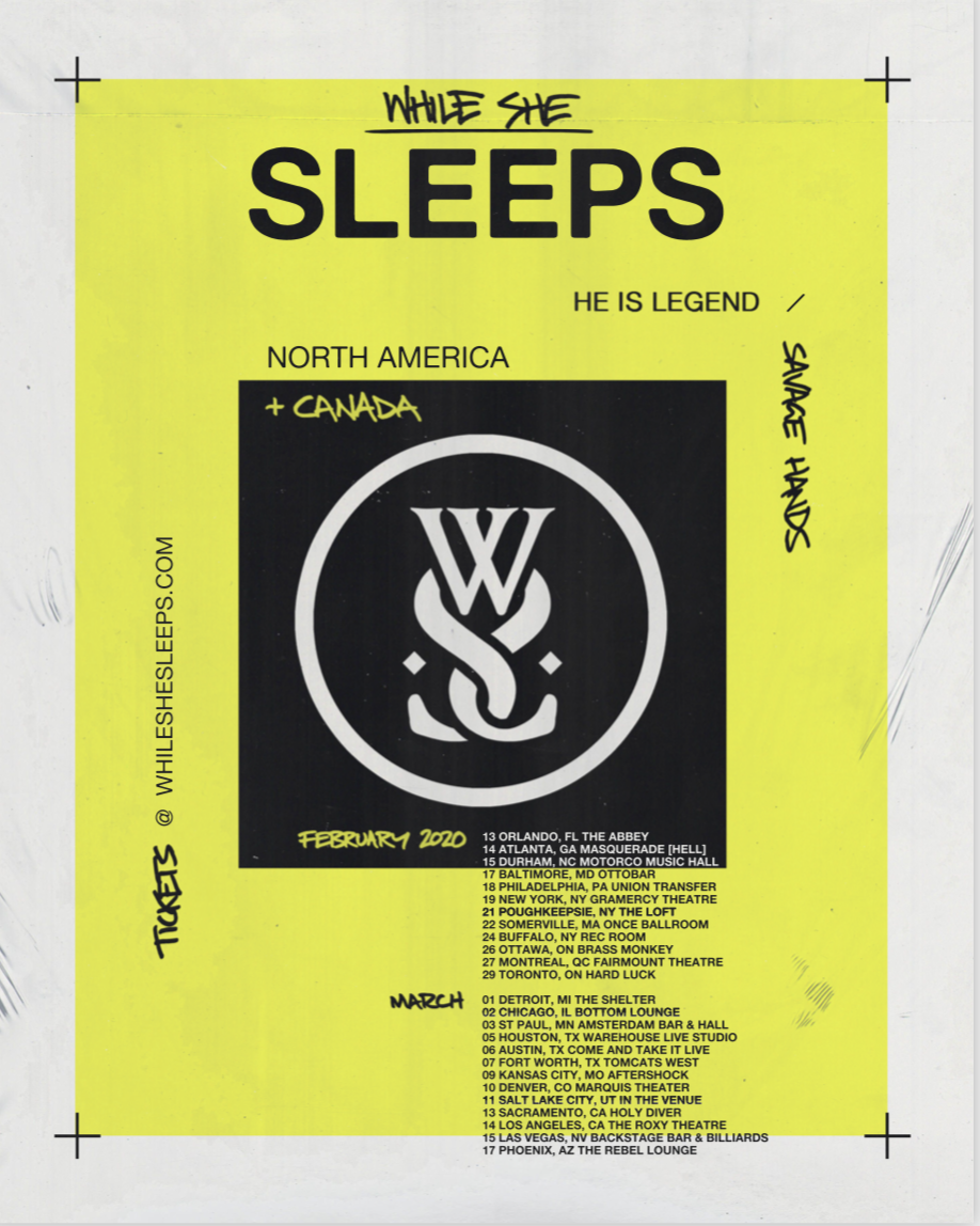 While She Sleeps Announce First-Ever North American Headline Tour Set For Winter 2020