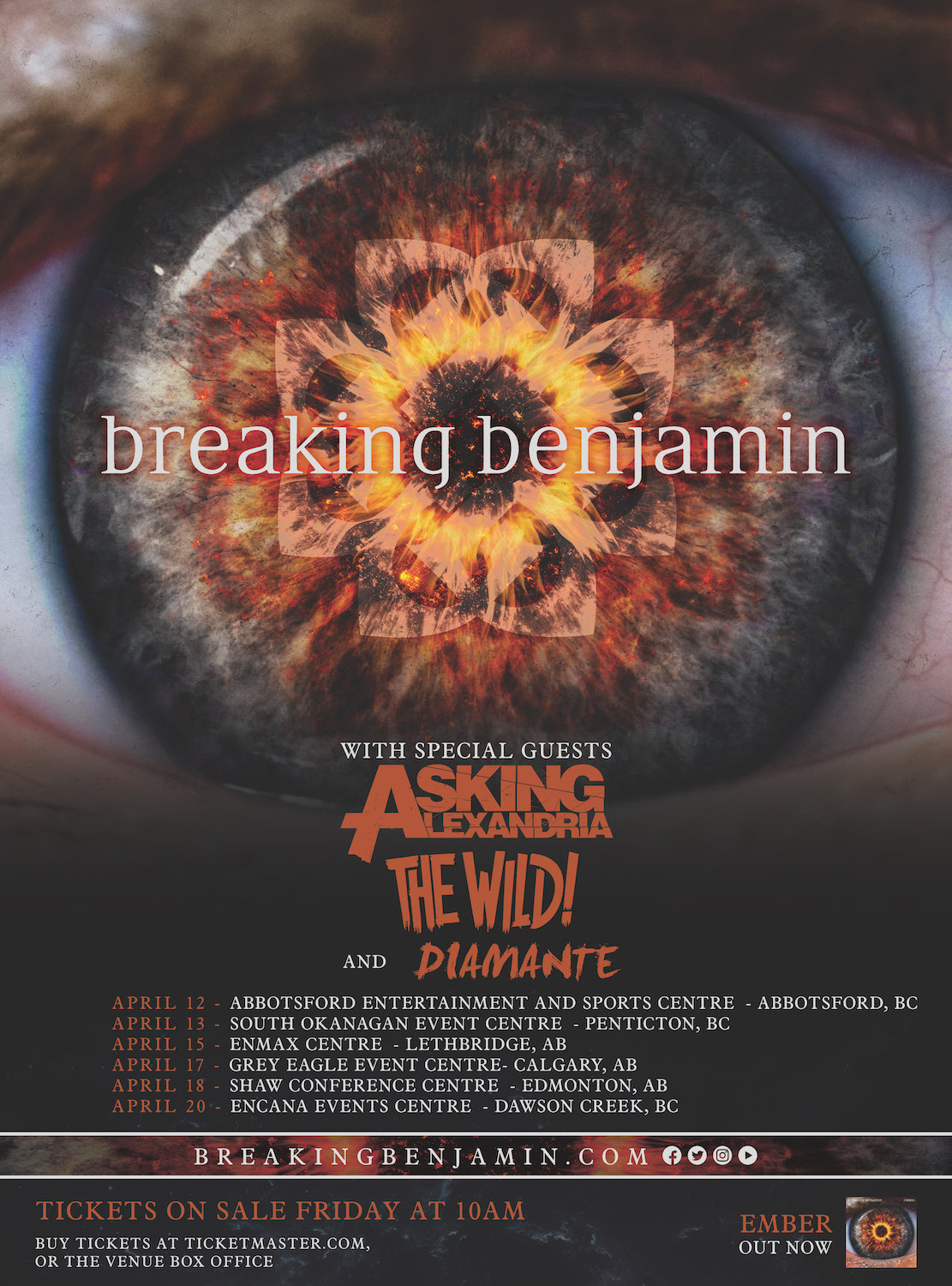 The Wild! Announce Dates with Breaking Benjamin, Asking Alexandria