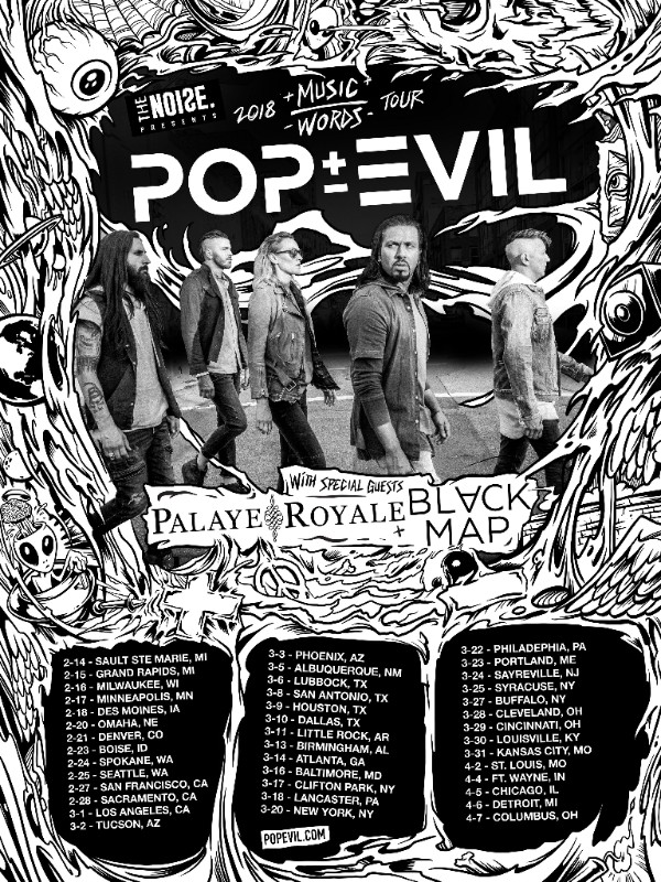 Pop Evil Lands Fifth #1 Single