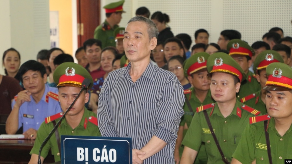 Nhà hoạt động Lê Đình Lượng bị tuyên 20 năm tù và 5 năm quản chế.