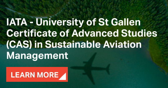 IATA - University of St Gallen Certificate of Advanced Studies (CAS) in Sustainable Aviation Management
