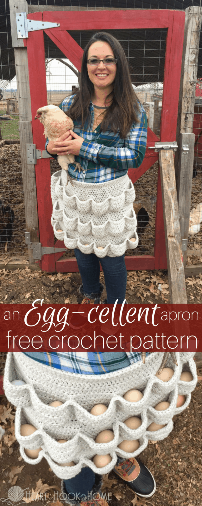 An Egg-cellent Apron: Free Egg Gathering Apron Crochet Pattern