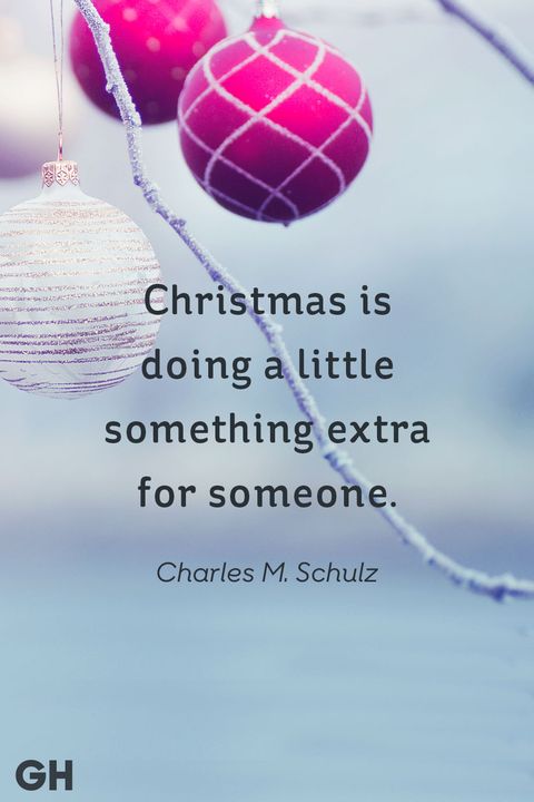 charles m. schulz christmas quote
