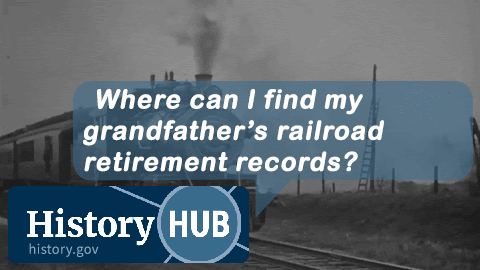 Where can I find my grandfather's railroad retirement records?