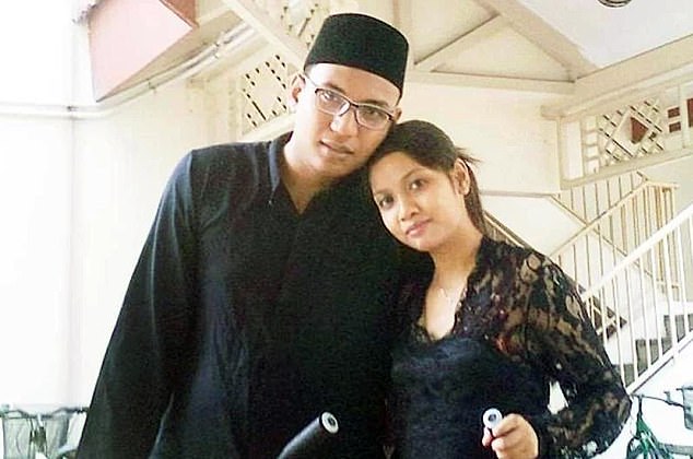 Azlin Arujunah (right) and Ridzuan Mega Abdul Rahman (left), both 27, have been accused of abusing their son at the family home in Singapore three years ago