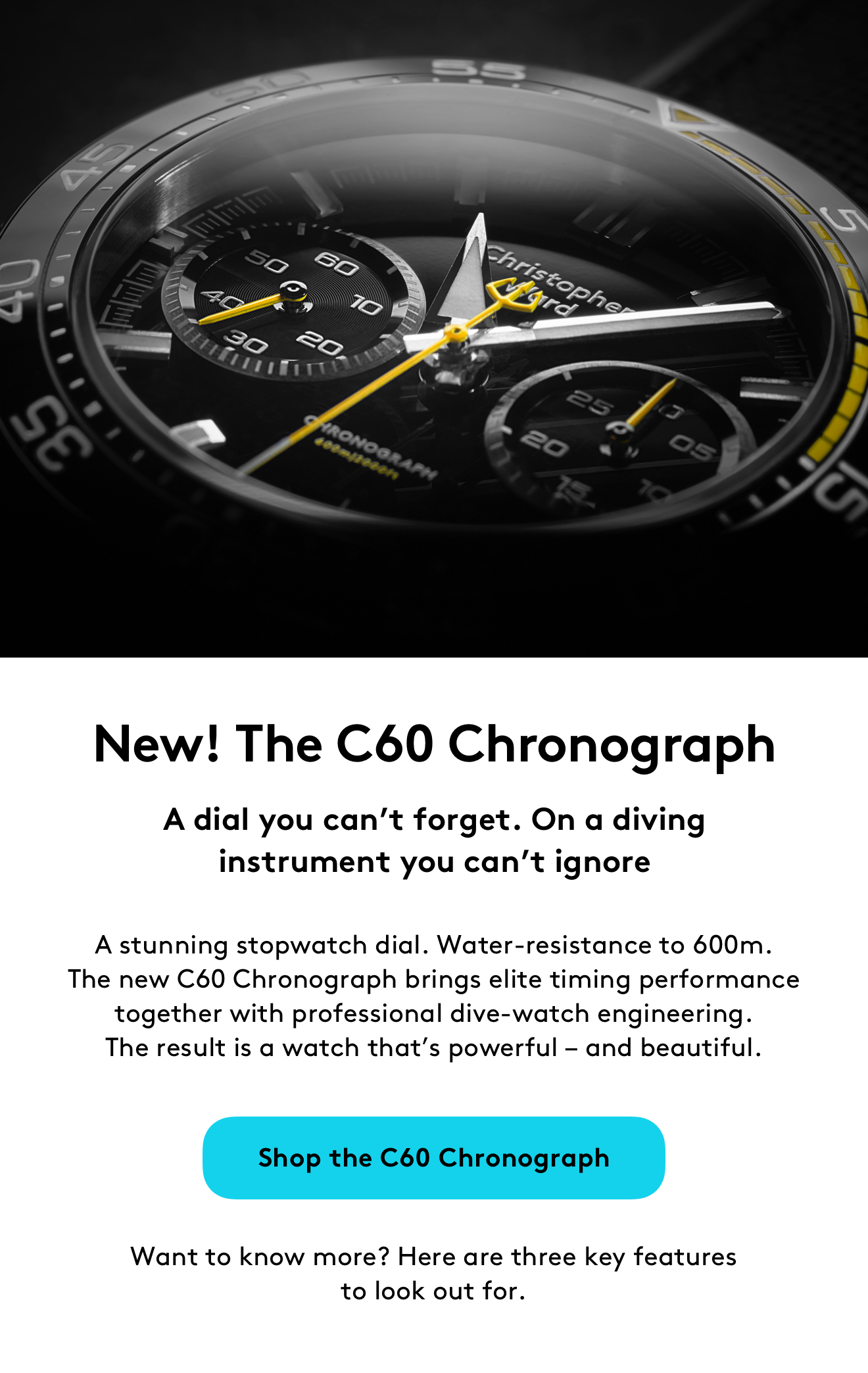 New! The C60 Chronograph