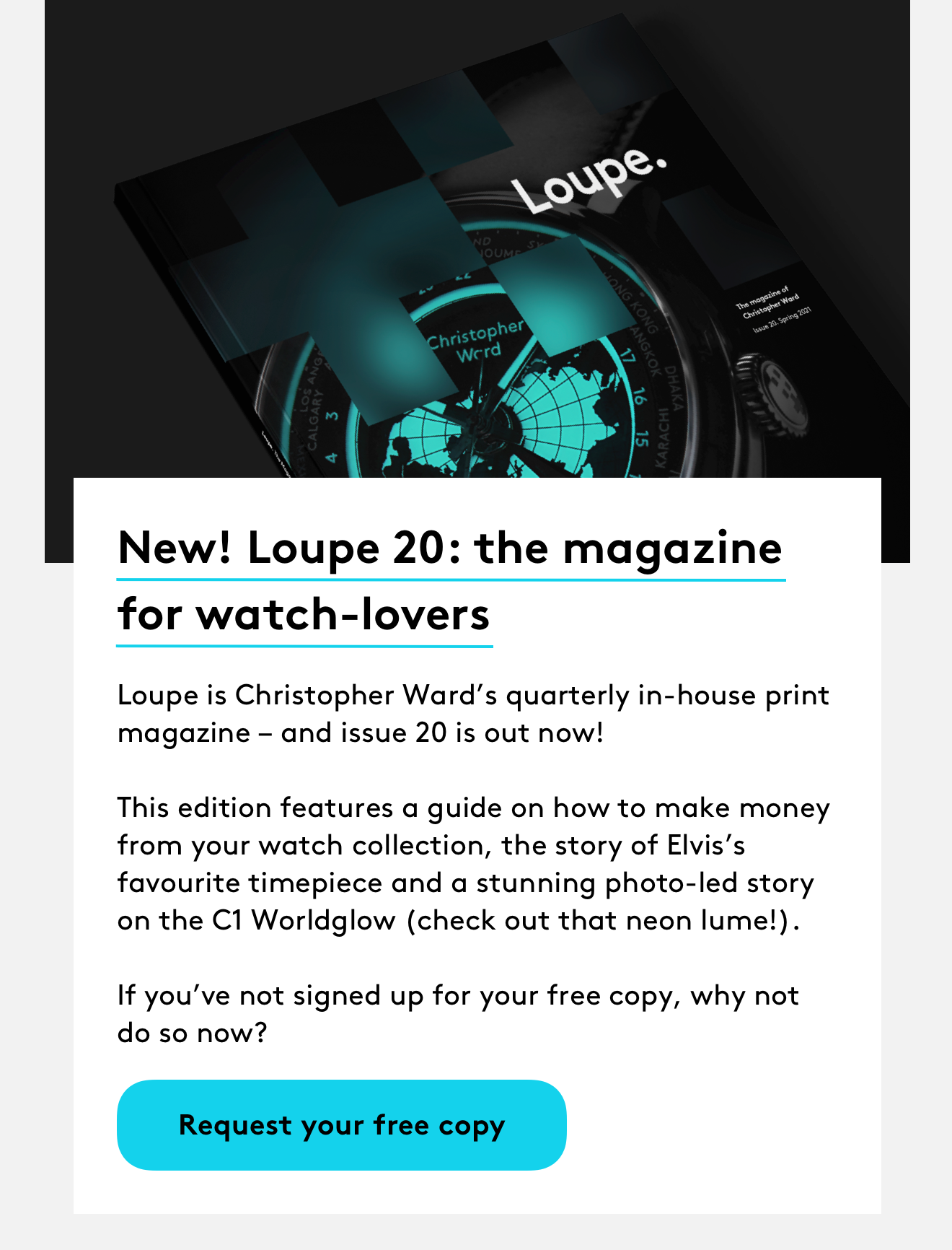 New! Loupe 20: the magazine for watch-lovers