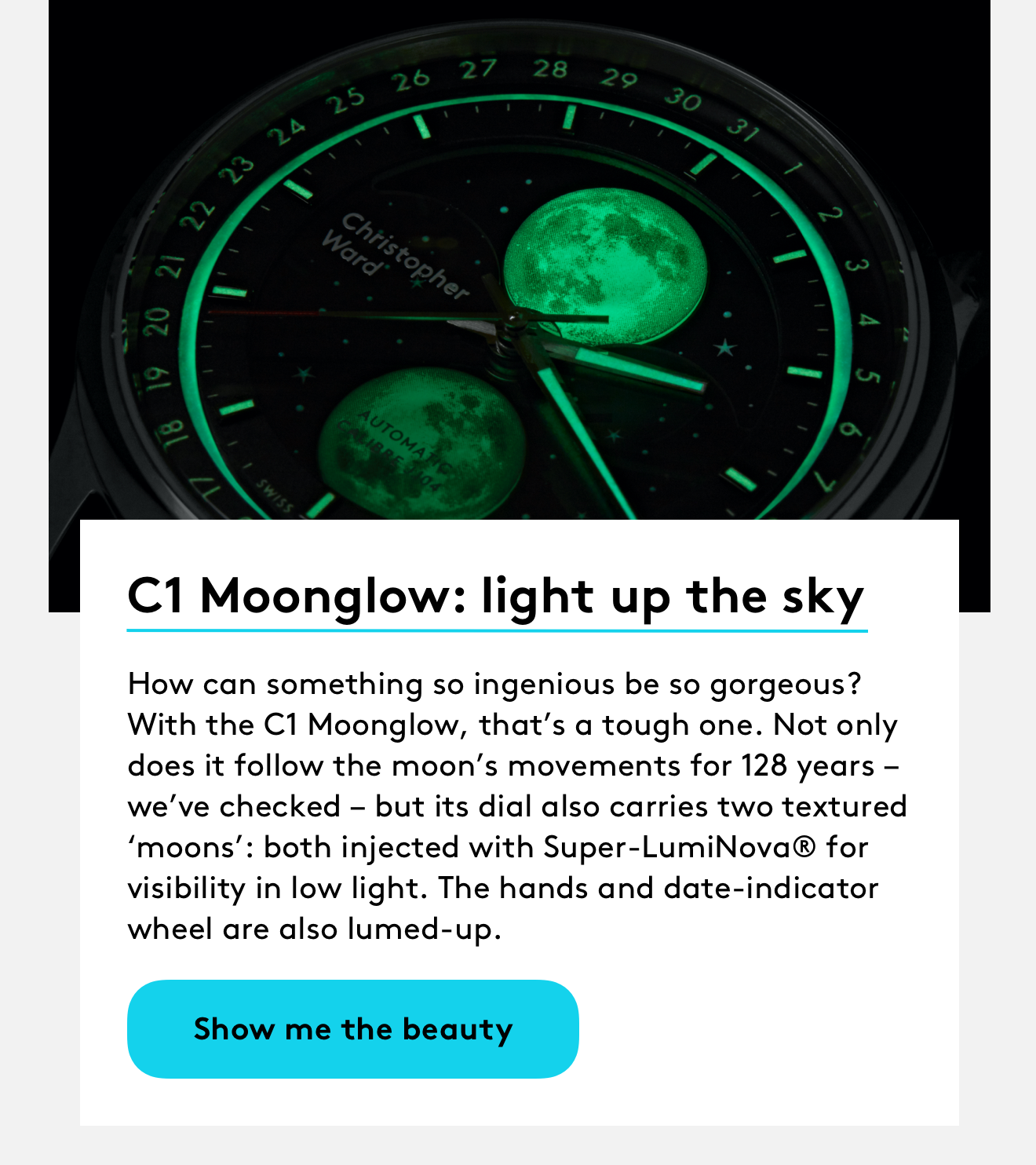 C1 Moonglow: light up the sky