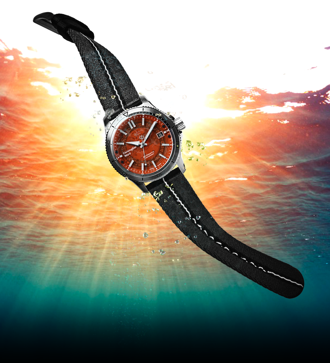 The NEW C60 Sapphire Orange and #tide strap: the future’s bright