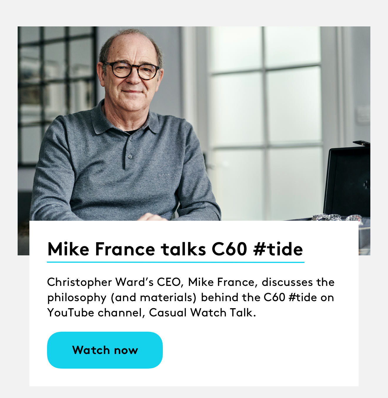 Mike France talks C60 #tide