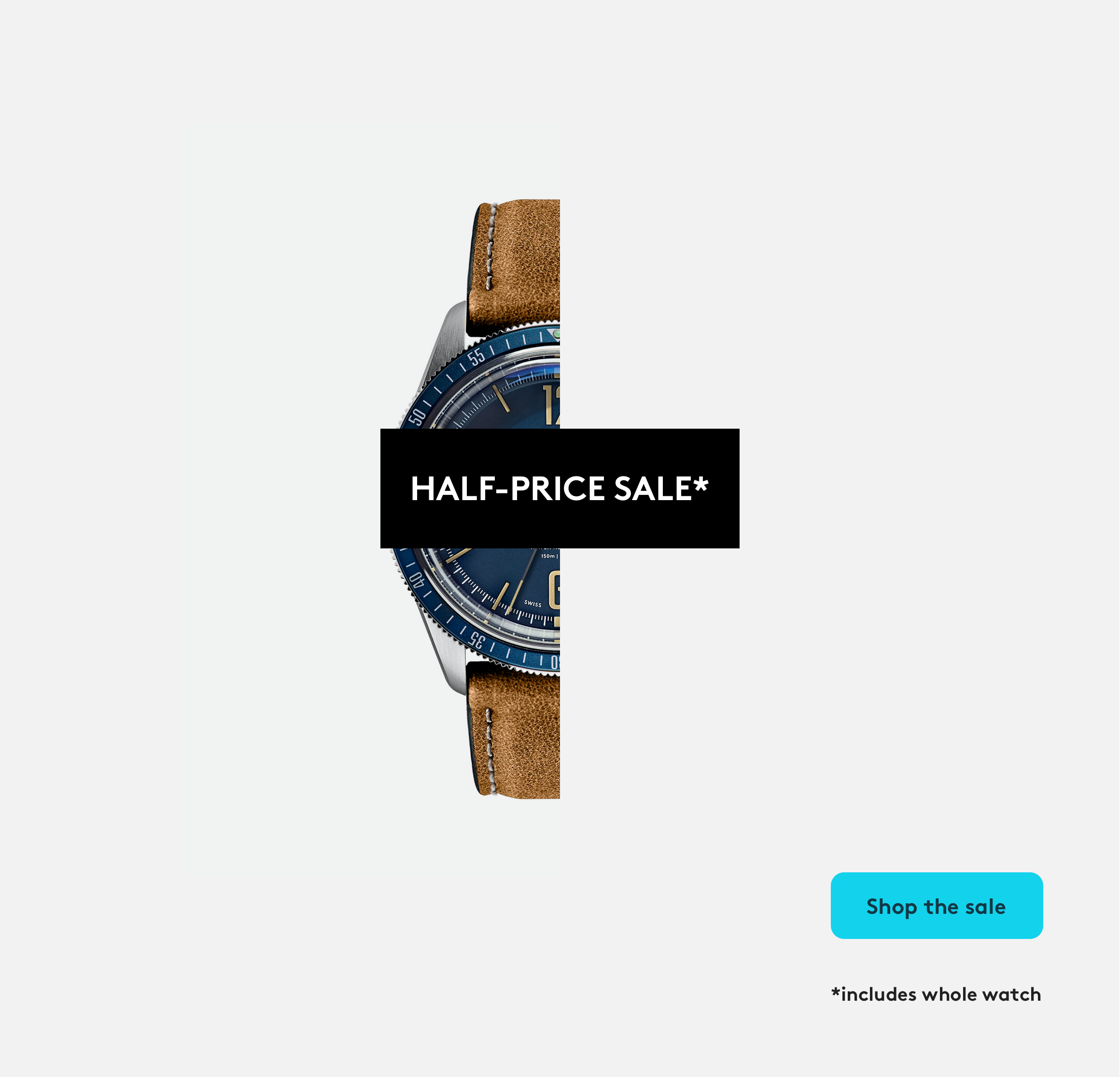The half-price sale