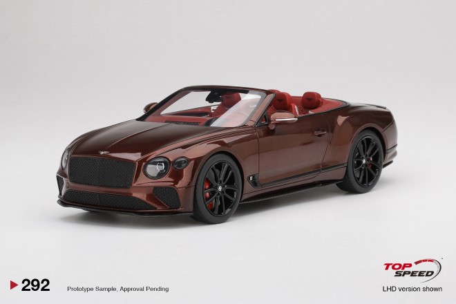 Bentley Continental GT Convertible Cricket Ball 1:18 Model Car - Pre Order Now