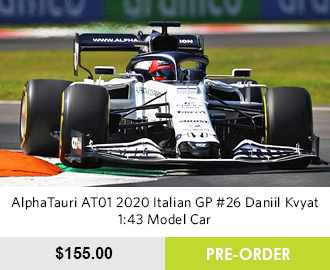 AlphaTauri AT01 2020 Italian GP #26 Daniil Kvyat 1:43 Model Car - Pre Order Now