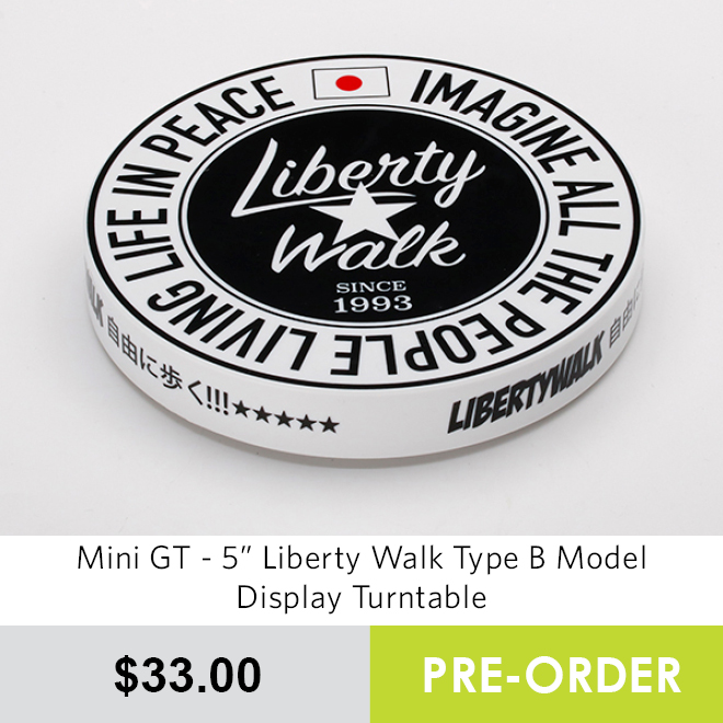 Mini GT - 5" Liberty Walk Type B Model Display Turntable - Pre Order