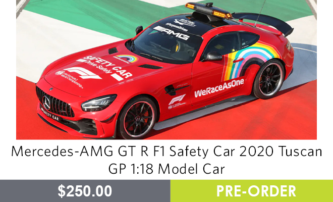 Mercedes-AMG GT R F1 Safety Car 2020 Tuscan GP 1:18 Model Car