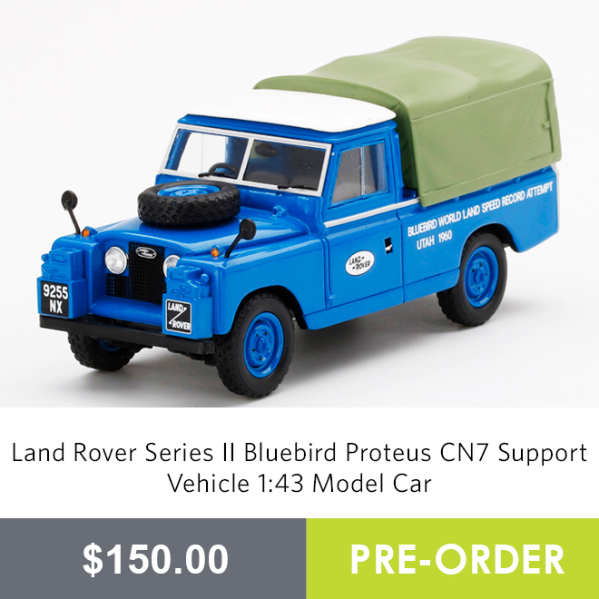 Land Rover Series II Bluebird Proteus CN7 Support Vehicle 1:43 Model Car