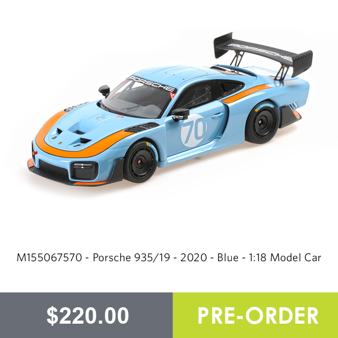 M155067570 - Porsche 935/19 - 2020 - Blue - 1:18 Model Car