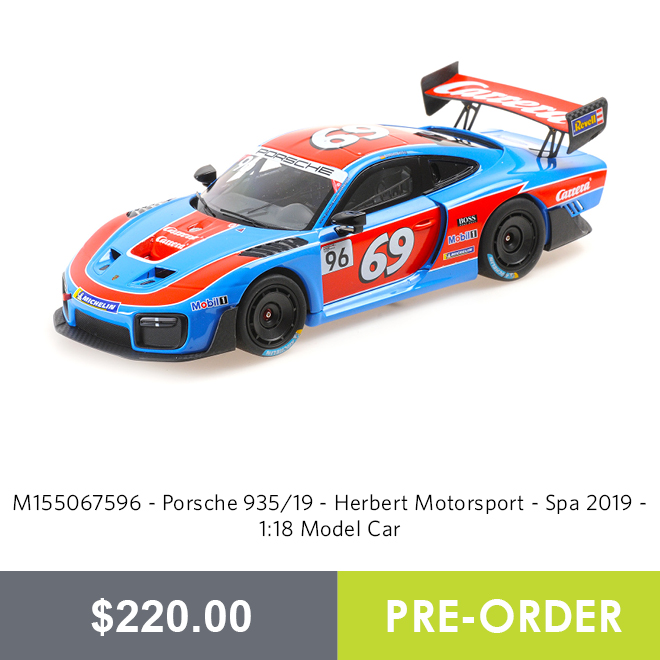 M155067596 - Porsche 935/19 - Herbert Motorsport - Spa 2019 - 1:18 Model Car