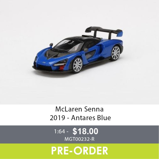 McLaren Senna 2019 - Antares Blue - Pre-Order Now