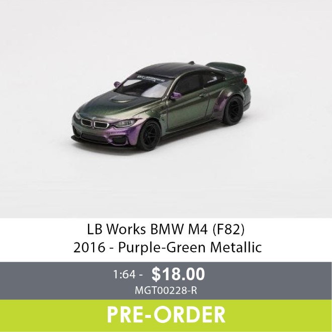 LB Works BMW M4 (F82) 2016 - Purple-Green Metallic - Pre Order Now
