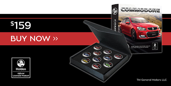 Holden Commodore Enamel Penny Collection - Buy Now!