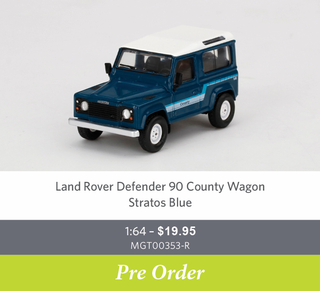 Land Rover Defender 90 County Wagon Stratos Blue - Pre Order Now