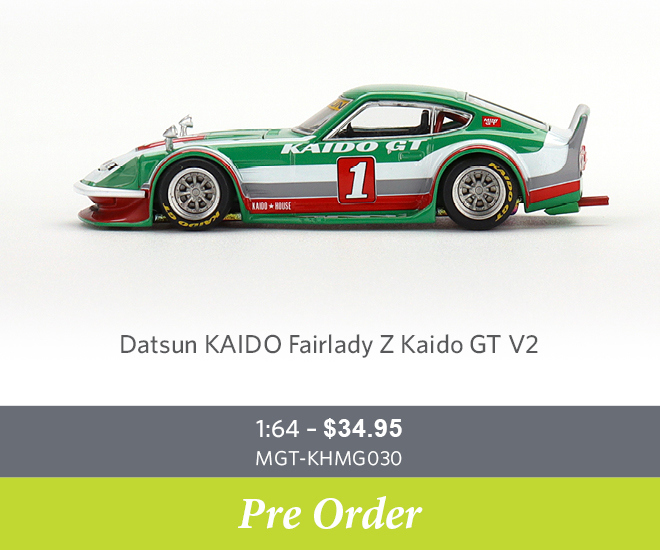 Datsun KAIDO Fairlady Z Kaido GT V2 - 1:64 Scale Diecast Model Car - Pre Order Now