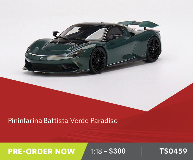 Pininfarina Battista Verde Paradiso - 1:18 Scale Resin Model Car - Pre Order Now