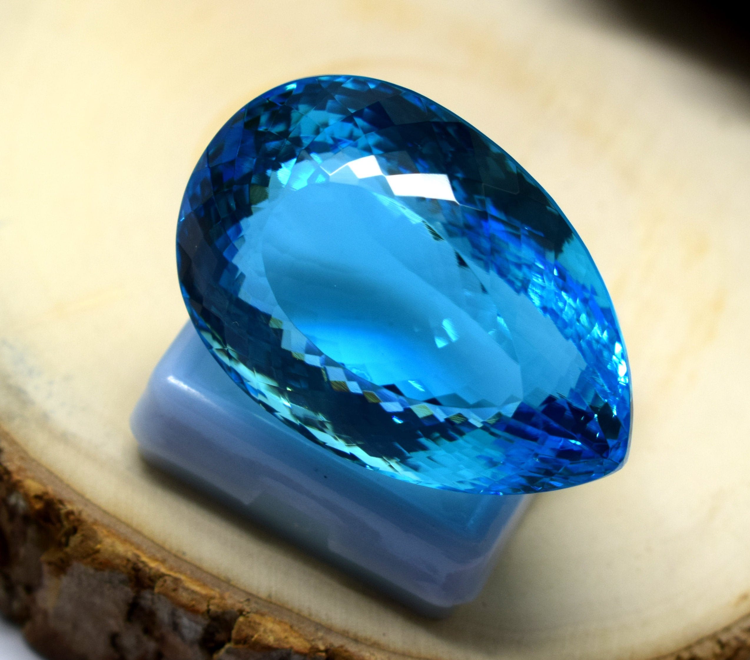 Natural Aquamarine Pear Cut Blue Color 130.70 CT High Quality - Etsy  Australia