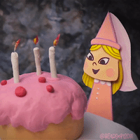 GIF birthday cake, party, happy birthday, best animated GIFs princess, stop motion, happy, blow, free download yay, congratulations, make a wish, 