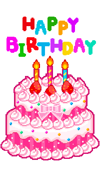 GIF birthday, birthday cake, transparent, best animated GIFs free download 