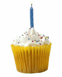 GIF birthday, cute, cupcake, best animated GIFs free download 