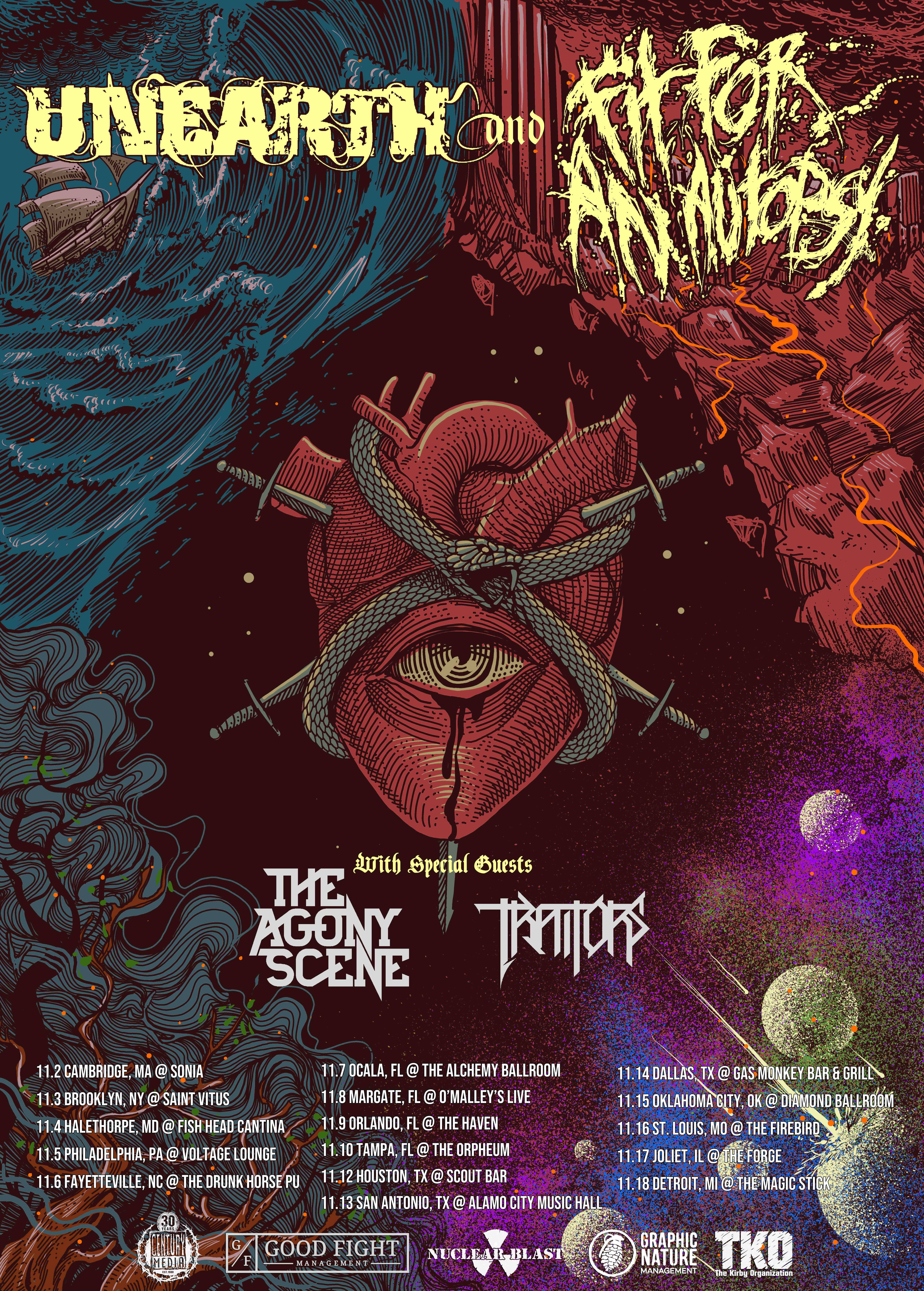 UNEARTH Announce Fall North American Tour