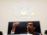Google CEO Pichai testifies at House Judiciary Committee hearing on Capitol Hill in Washington on December 11, 2018.