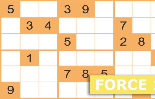 Sudoku gratuits - Force 1 - 25 mars 2024 Grille n°1219