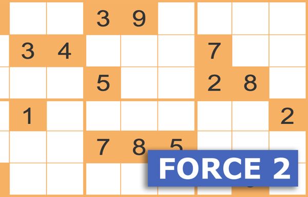 Sudoku gratuits - Force 2 - 29 décembre 2023 Grille n°1190