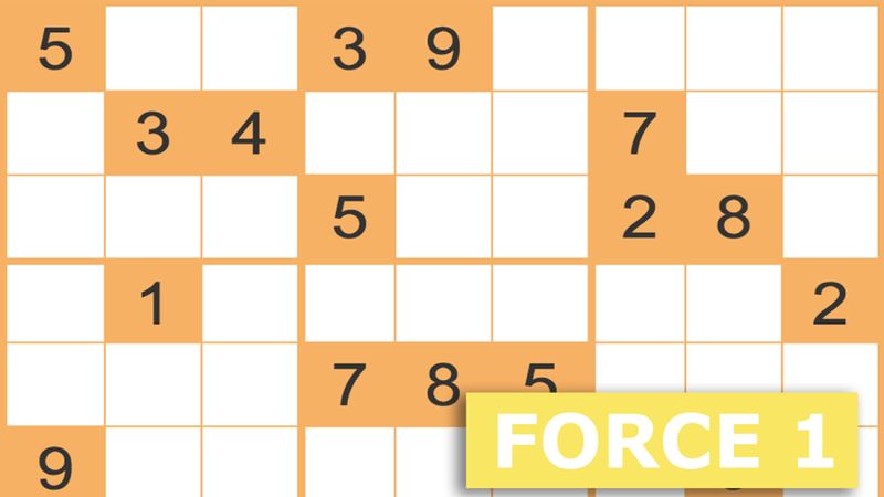 Sudoku gratuits - Force 1 - 28 avril 2023 Grille n°1110