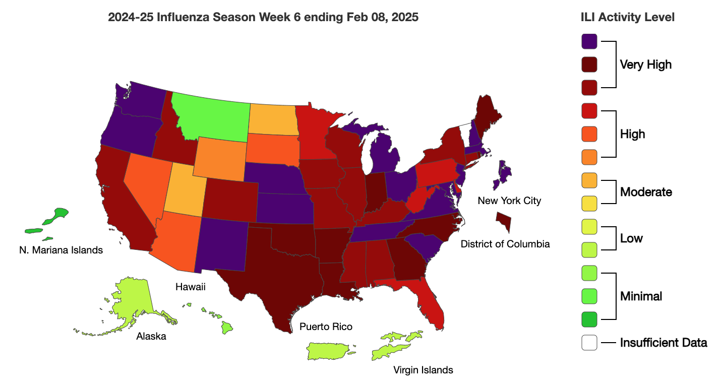 50,000 Americans Hospitalized in a Week