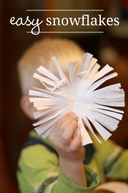 Easy snowflakes to make with kids | Hands-on As We Grow Blog #winter