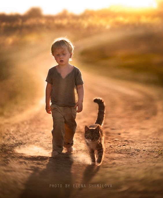 Mother Takes the Most Magical Pictures of Her Children with Animals on Her Farm