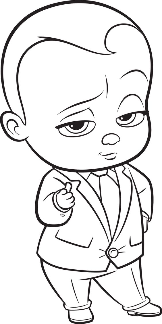 Top 10 The Boss Baby Coloring Pages